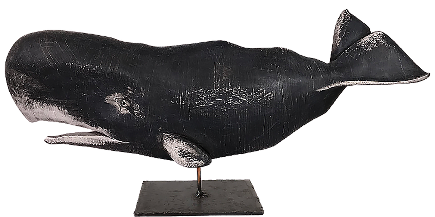 14" Sperm Whales on Stands