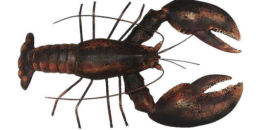 4’ Wood and Steel Lobster