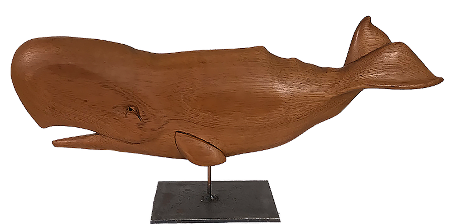 14" Sperm Whales on Stands